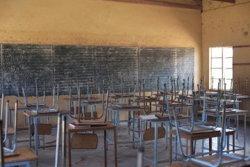 Chairs in a classroom